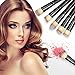 10 PCs Makeup Brushes, JstBest Professional Cosmetic Tool Kit w/ Gift Box