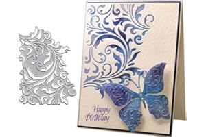 ENYOLIDIMK Silver Vintage Flower Cutting Dies for Card Making，Cutting Dies Cut Stencils for DIY Scrapbooking Photo Album Decorative Embossing Paper Dies for Card Making Templated, Die-Cutting, Scrapbooking