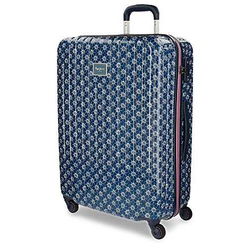 Preisvergleich Produktbild Pepe Jeans Amira Koffer, 67 cm, 72 liters, Blau (Azul)