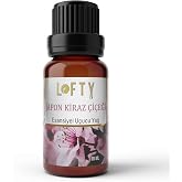 Lofty Japon Kirazı &Ccedil;iğ&ccedil;eği Saf U&ccedil;ucu Yağ (10ml) -%100 Doğal Esansiyel Yağ | Etkileyici ve Egzotik Oda Kokusu, Buhurdanlık ve 