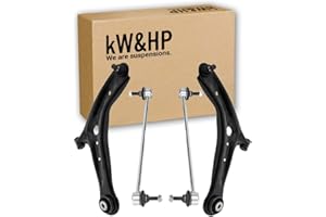 kW&HP KIT 4 PEZZI COPPIA BRACCETTI TRAPEZI OSCILLANTI ANTERIORI E BIELLETTE BARRA STABILIZZATRICE (BRA417KW)