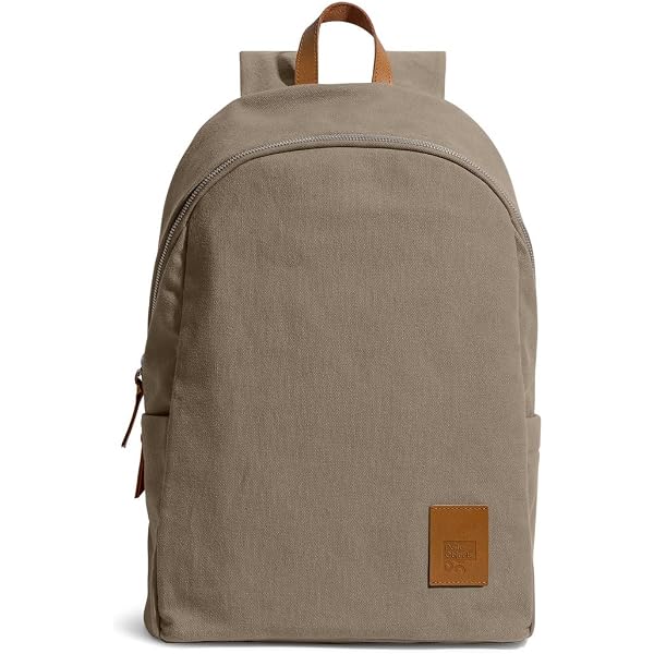 Myra Handbags Clique Backpack Bag Cowhide Canvas & Leather S 1446 Myra Bag Clique Upcycled Canvas & Cowhide Backpack S-1446  main image 3
