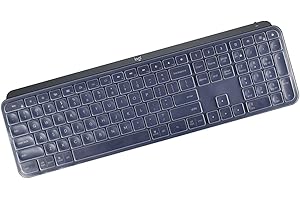 MUBUY-GOL Housse de clavier pour clavier sans fil Logitech MX Keys S/Logitech MX Keys Advanced Wireless Keyboard/Logitech Craft Keyboard Ultra fin en silicone Accessoires de protection pour clavier –