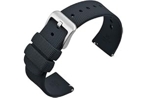 ANNEFIT Silicone Watch Strap for Men Women, Soft Rubber Watch Bands with Quick Release, Band Width 14mm 16mm 17mm 18mm 19mm 20mm 21mm 22mm 24mm