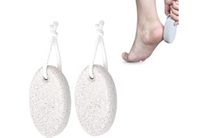 BESSY SHOP Bimsstein Fußpflege,2 Stück Natur Bimsstein Füße Hornhautentferner Hornhauterntferner und Fusspeeling Natürliches Fuß-Scrub zum Entfernen toter Haut für Füße und Hände Eine Sanfte Reinigung