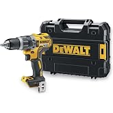 Dewalt Ak&uuml;l&uuml; darbeli matkap/darbeli matkap (460 W, 18 V, LED &ccedil;alışma lambası, fır&ccedil;asız motor teknolojisi, 2 kademeli tam meta