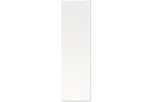 FOCUS PLASTICS FOCUS DISPLAYS DOOR FINGER PLATE WITH SCREWS - 11 COLOURS (clear)