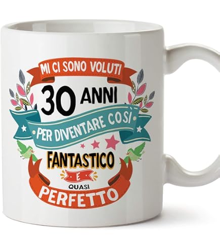Puzzletee Tazza Compleanno Donna 31 Anni Personalizzata - Le