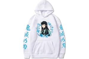 MEDM Hoodie Anime Demon Slayer Muichiro Tokito Sweat À Capuche Spring Et Automne Sports Casual Fashion Pullover