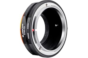 K&F CONCEPT Lente Mount Adattatore Manuale Fuoco: Compatibile con Lente Compatibile con Canon FD a Corpo Fotocamera Micro Quattro Terzi(M4/3)