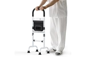 Helangel Standing Aid for Elderly Adults,Multifunctional Standing Aid Frame, Walking Aids for The Elderly with Motion Light,Load 150KG/330LBS, Adjustable Height, for Standing, Walking