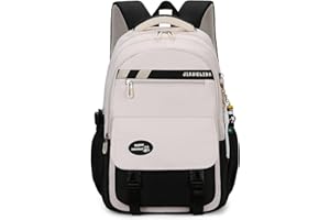 Waniki Tornister szkolny dla dziewcząt, chłopców, wodoszczelny, nylonowy, dla dziewcząt, wysoka pojemność, lekki plecak dla dziewcząt, plecak podróżny, do szkoły, na podróż, do uprawiania sportu