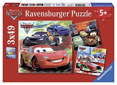 Imagen 6 de Ravensburger 09281 Disney Cars - Puzzles (3 unidades de 49 piezas)