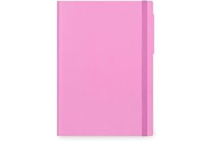 Legami - Agenda 2025 Settimanale Grande, 12 Mesi Maxi, Diario da Gennaio 2025 a Dicembre 2025, Chiusura con Elastico, Planner Mensile Gennaio 2026, Piano ferie, Rubrica, 19.5 x 26.5 cm, Bubblegum