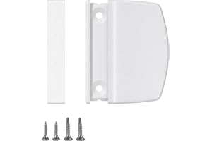 AwmnSrman Balkontürgriff Außen Weiß, Türgriff Balkontür Außen Vielseitiger Kunststoff Türgriff für Balkon Terrassentür Griff incl. Schrauben