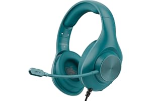 YOTMS Cascos Gaming PS4, Auriculares Gaming con Micrófono, Cancelación de Ruido, Sonido Estéreo, para PC, PS5, PS4, Xbox Series X/S, Switch (Verde)