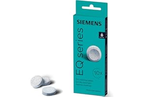 Siemens Pastilles de nettoyage Formule améliorée TZ80001A. Blanc.