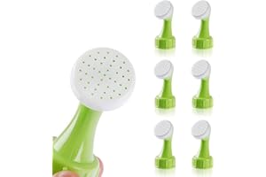 PRYON 6 Pcs Bottle Top Sprinkler,Seedling Watering Can Head Diy Small Spikes Plastic Plant Waterers Suitable Mini Waterings Cans,for Drinking Bottles Nozzle Tops Fine Seed Seedlings Water Garden Irrigation