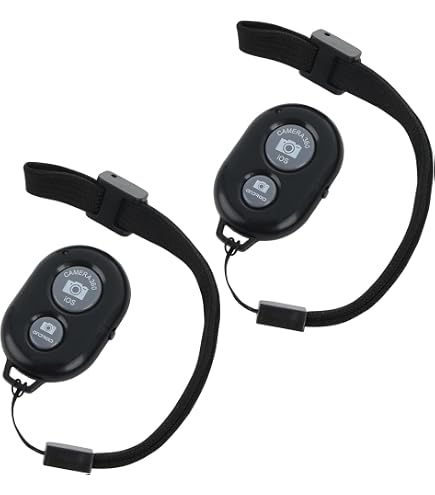 Télécommande Bluetooth déclencheur photo pour selfie, Android, iOS - Noir - Appareil Photo