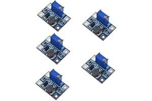 HiLetgo 5pcs SX1308 DC-DC Step up Power Module Adjustable Booster Module Big Current 2A