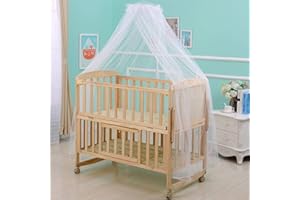 VWPEYY Carnaval de San Valentín Cortina de Cama, mosquitera, mosquitera Transpirable Cuna de Verano para bebé Cuna de Red Cuna Red de Dosel para niño Dormitorio de bebé