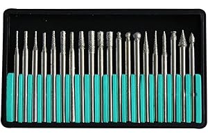 EBILUN Aiguille de polissage à tige diamantée de 3 mm pour polissage et polissage de bijoux, outil de coupe en carbure de tungstène pour montre et réparation de bijoux