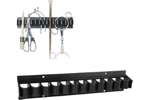 BAOFUYA Horse Whip Crop Holder Rack, Plastic Horse Whip Crop Rack Easy Installation Saving Space Horse Whip Storage Organizer for Stables and Horse Farms