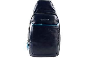 PIQUADRO, Monospalla in pelle Uomo, Taglia unica