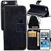 Produktbild iPhone SE Case, iPhone 5s Case, DRUnKQUEEn Wallet Case with Cellphone Holder - PU Leather Cover Purse Slim Fit Card Slot for Apple iPhone SE 5s