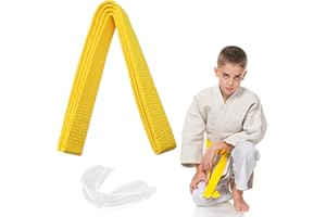 ZMDMAH 260 cm akcesoria do sportów walki, pasek taekwondo, pasek judo karate, pasek do karate, karate, judo, taekwondo, profesjonalny pasek do karate aikido dla dzieci i dorosłych, pas do sportów walki,