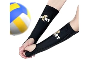 2XK-NOV 1 par mangas voleibol accesorios para deporte para brazo, manguitos de antebrazo mujeres y hombres (Mide la circunferencia del antebrazo antes de realizar el pedido)