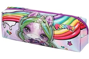 KARACTERMANIA Poopsie Slime Surprise Rainbow -Piórnik Kwadratowy, Wielokolorowy, 21 x 7 cm