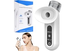 JADYON Eye Steamer for Dry Eyes, Steam Wand for Dry Eyes, Heated Nano Eye Mist Sprayer with Cold & Hot Compress Modes, Handheld Face Eye-Relief Steam Machine for Moisturizing & Soothing