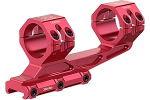 ‎WESTHUNTER WestHunter Optics Präzisions-Cantilever-Picatinny-Montage für Zielfernrohre, 30mm/34mm Rohrdurchmesser, Versetzte Doppelte Ringe, Leichter Einteiliger Zielfernrohr Montage - Libelle | Basismodell