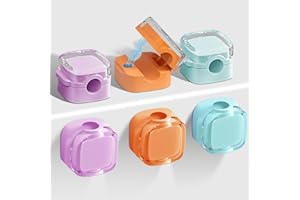 AZYVUM Kabelhalter Selbstklebend, 6 Stück Magnetic Cable Clips, Magnetischer Schreibtisch Kabelorganisator, Wandhalter für Kabel,Selbstklebender Kabelhalter für Schreibtisch, Nachttisch, Ladekabel, USB