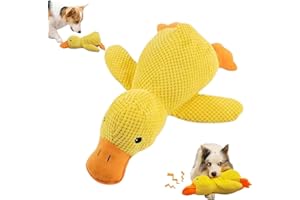 pclapora Juguetes Perro Pato Antiestrés, Quack-Quack Duck Juguete para Perros, Peluche para Perros, Pato Amarillo para Perro para Patito Suave y Esponjoso para Cachorros