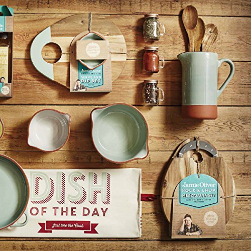 Jamie Oliver Servierbrett mit Wiegemesser Braun - 4