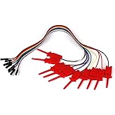 Angelkiss Test Clamp Wire Hook Test Clip for Logic Analyzer Wire Connector Pack of 10