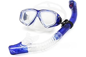EnzoDate Optique Diving Gear Kit myopie Tuba situé, Force différente pour Chaque œil, Masque de plongée Top Sec Myope