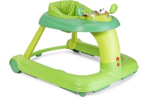 Chicco Trotteur 123 - Centre d'Activités Évolutif, Trotteur - Aide à la marche - Porteur avec Freins de Sécurité, Panneau Electronique avec Lumières et Sons - Jouets pour Enfants de 6 mois à 3 ans