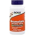 Now Supplement Foods, Bromelain, 500 mg, 60 Veg Capsules