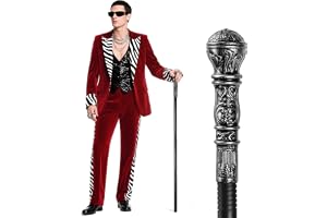 AUYAO Halloween Gothic Vintage laska czarodziejska różdżka Cosplay Props | Steampunk laska zabawka, magiczna różdżka, faraon, berło, czarodziejski, kostium gotycki wygląd, karnawał, impreza, Halloween