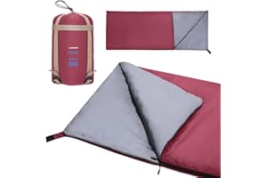 CalmGeek Saco de dormir de 190 x 75 cm, para exteriores, para camping, viajes, senderismo, multifunción, ultra ligero