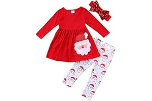 Xumplo Kleinkind Mädchen Kleidung Kleinkind Mädchen weiß Outfits lange Ärmel Frühling Winter Kleidung Set für Mädchen 1-5 Jahre