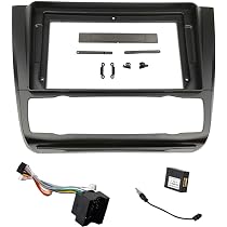 Mando Garage Accessori Fiat Panda Kit Montaggio Autoradio 9 Pollici Per Fiat Panda 2003- 2012 - Grigio, Con Adattatore Antenna Fiat Panda 169 Kit Instalación Radio Panda 2003-2012 - 6