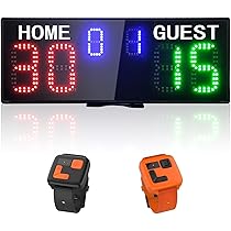 Spolehli Tabellone segnapunti digitale multisport a LED, con telecomando, per interni ed esterni