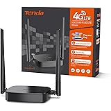 Tenda 4G03 Pro Router 4G LTE Cat4 Wireless N300Mbps, Router WiFi con SIM, Due Antenne LTE Rimovibili, Porta LAN/WAN, Modem 4G