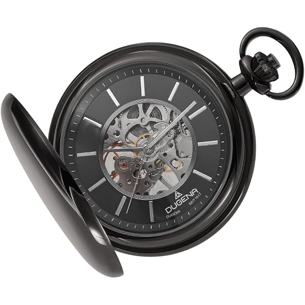 Montre De Poche MWC General Service Automatique - Acier Noir, 24 Rubis, Style Militaire, Neuf