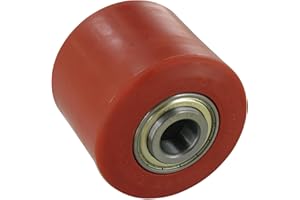 ‎ROLLENTECHNIK Rollentechnik Pallet Trolley Roller Replacement Roller DRS Polyurethane 82 x 90 Installation Length 96 Bore Size 20