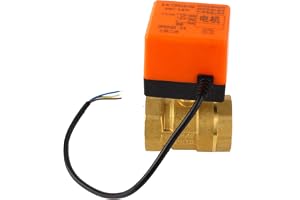 G1-1/2" DN40 motorventil, 2-vägs mässingsmotor kulventil Luftkonditioneringsställdon kulventil Kulventil